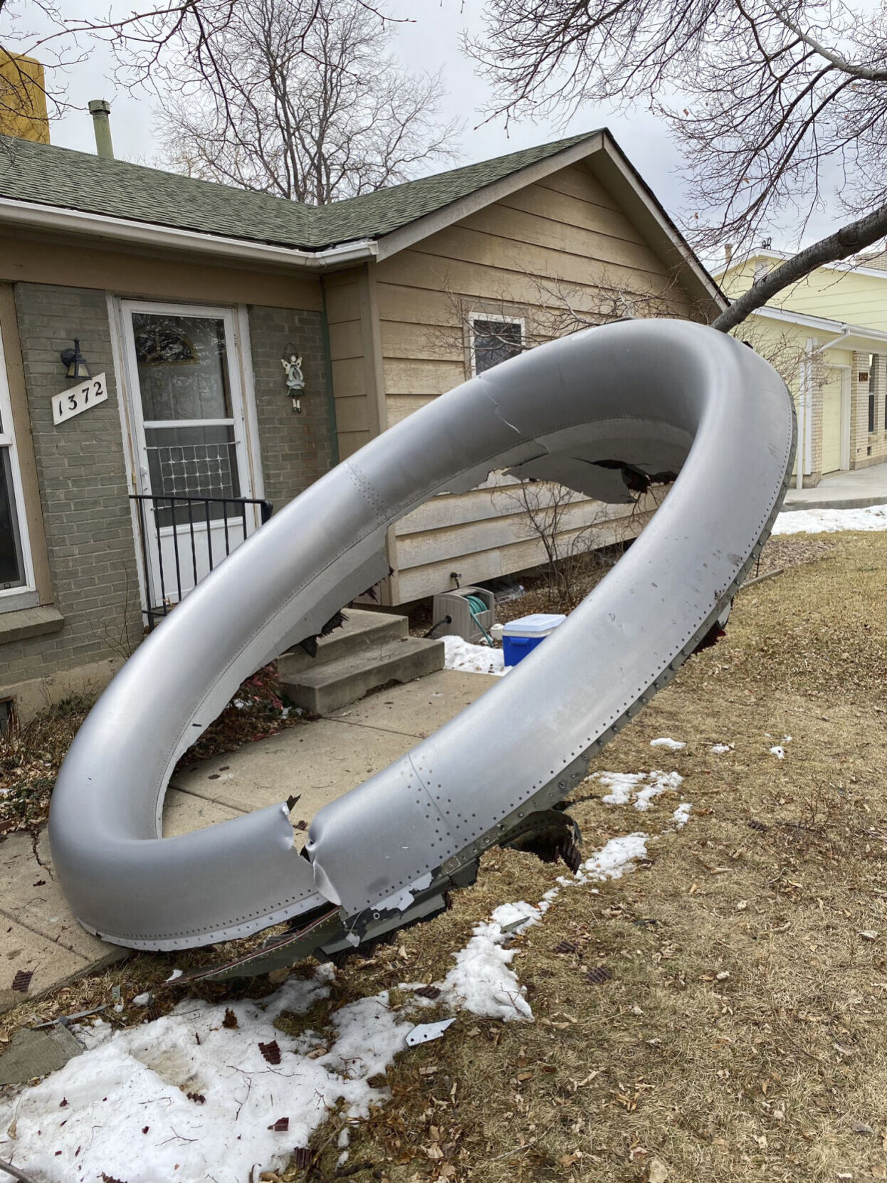 Emergency Landing Plane Debris